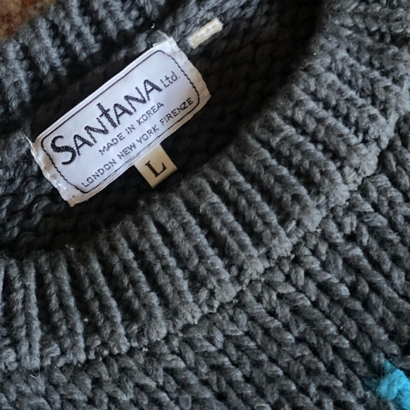 SANTANA CHUNKY KNIT CARDIGAN Crewneck Size Large Acadamia Casual Cabinco… - Picture 3 of 10
